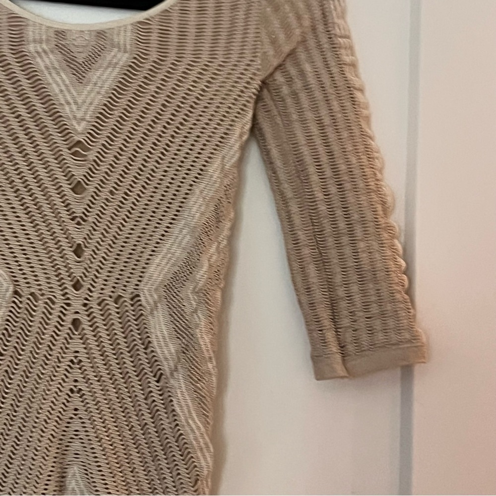 vintage y2k 90s Bebe crochet body-con dress made in the USA - Picture 9 of 10